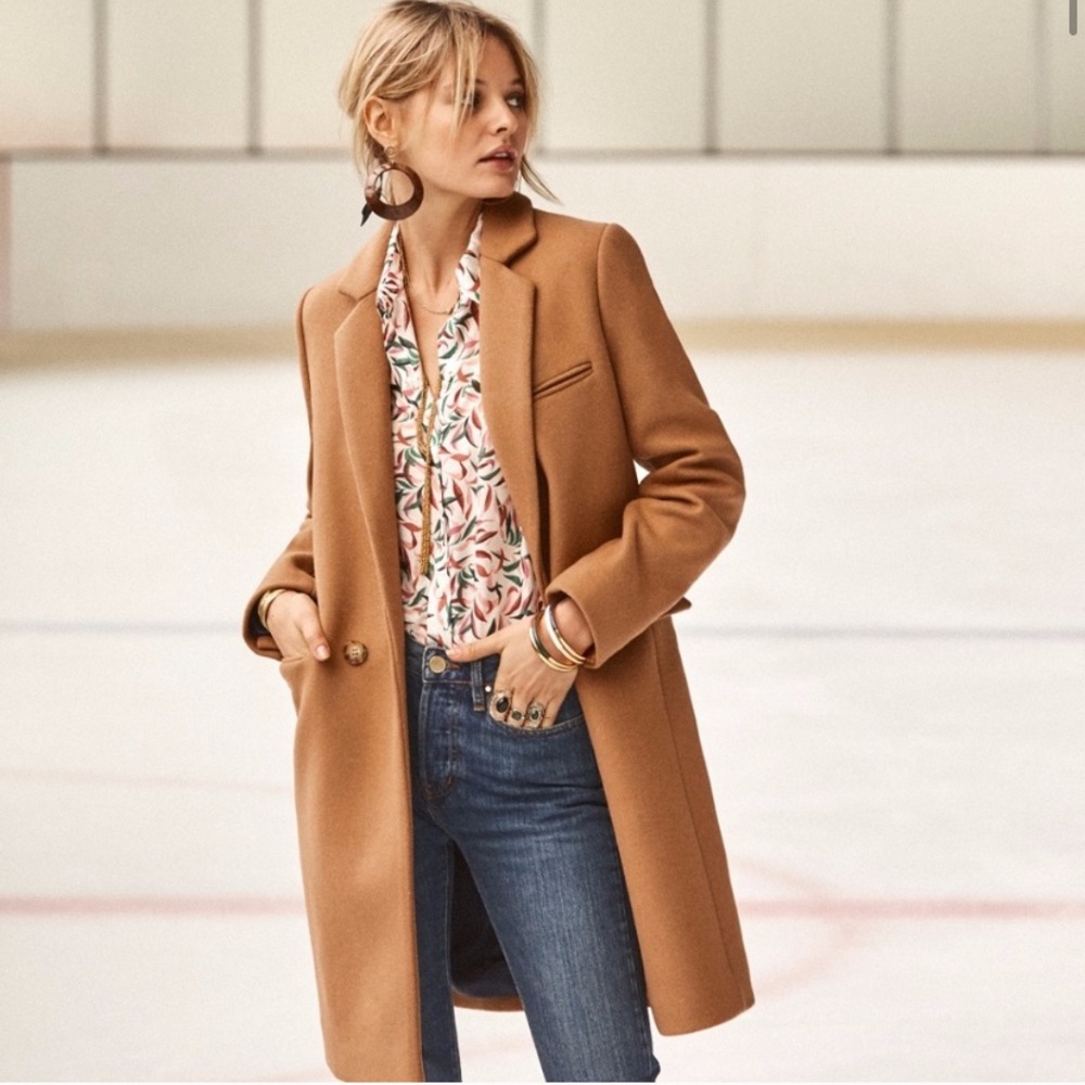 Sezane Joe Coat (Camel, 36 EUR / 4 US)